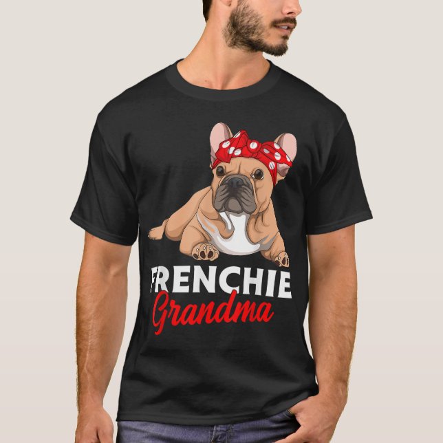 T-shirt Chien français, grand-mère Française, femmes (Devant)