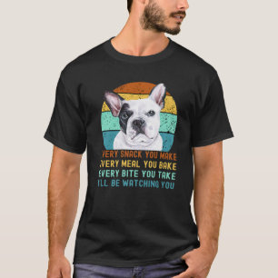 T-shirt Chien Français Ou Français De Chien À Balle Chaque