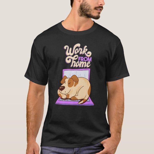 T-shirt chien freelancer (Devant)