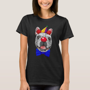T-shirt Chien French Bulldog Animal Clown Anniversaire Thè