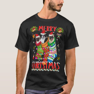 T-shirt Chien French Bulldog Chaussettes de Noël