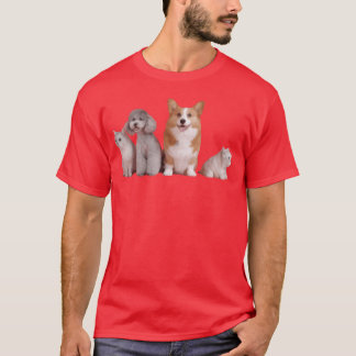 T-shirt chien garçon ami