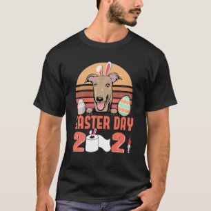 T-shirt Chien Greyhound Porter Lapin Oreilles Rabbit OE Pâ