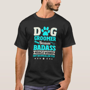 T-shirt Chien Groomer Animaux de compagnie Grossissant Fur