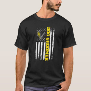 T-shirt Chien Groomer Chien Grooming Chien Maman American 