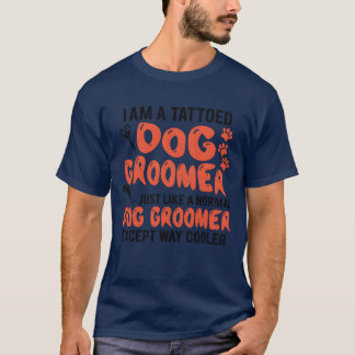 T-shirt Chien Grooming Chien Chien Chien Chien Chien Groom