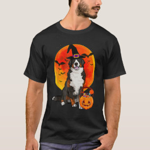 T-shirt Chien Halloween Bernese Mountain Dog Jack-o'-lante