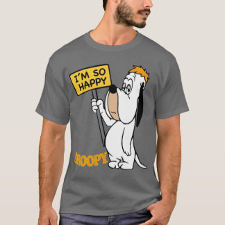 T-shirt Chien heureux vintage
