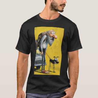 T-shirt chien homme lunatique