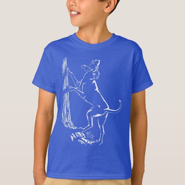 T-shirt Chien Hound Chemise Chien de Chasse Organi (Devant)