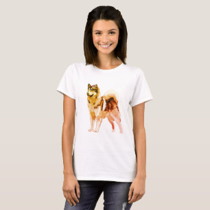T-shirt Chien Husky