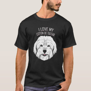 T-shirt Chien J'Aime Mon Coton De Tulear