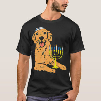 T-shirt Chien juif Golden Retriever Hanoukka Pajamas Chanu