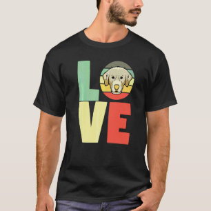 T-shirt Chien Lab Retriever Amour Golden Dog Labrador 3