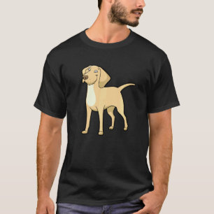 T-shirt Chien Labrador Retriever doré jaune mignon