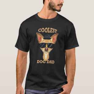 T-shirt Chien le plus frais Papa I Chihuahua Papa I Chihua
