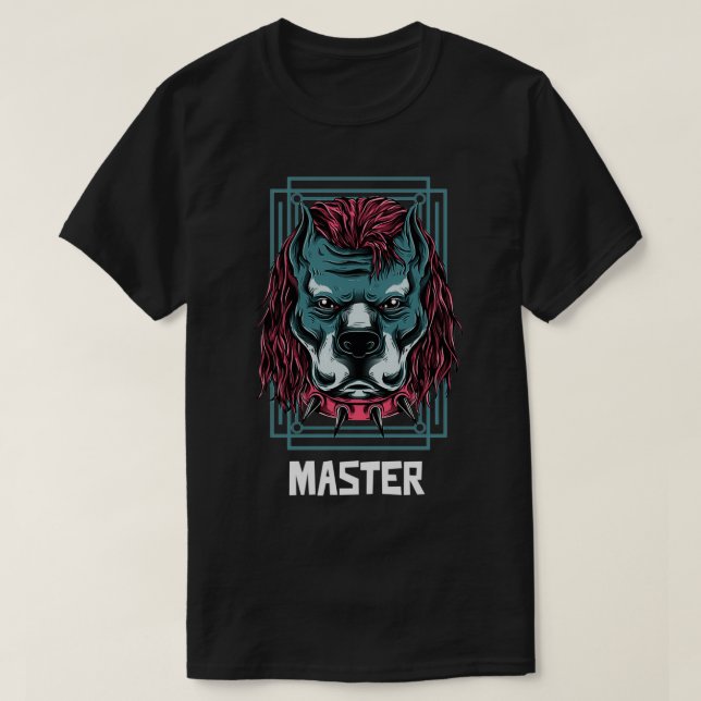 T-shirt Chien maître (Design devant)