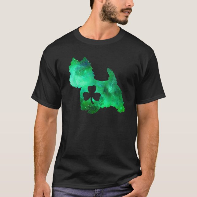 T-shirt Chien Maman Amoureux des chiens St Patrick's Day W (Devant)