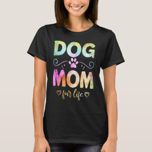 T-shirt Chien Maman Fur Life Joyeux Fête des Mères Meilleu