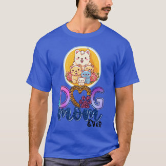 T-shirt Chien Maman Meilleur Chien Maman Ever Chien Maman