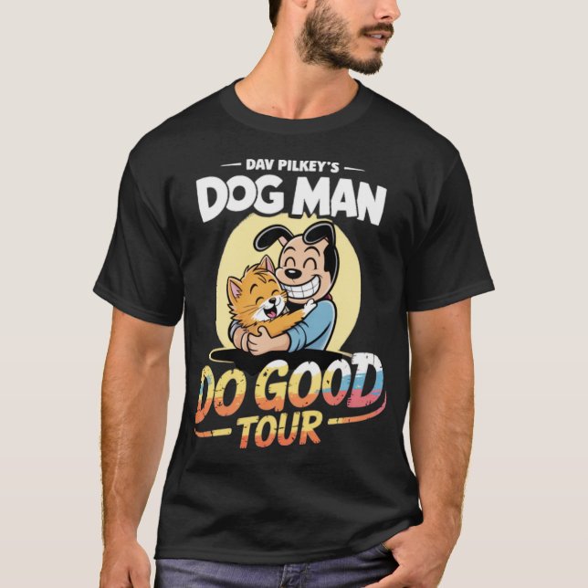 T-shirt Chien Man Do Good Tour (Devant)