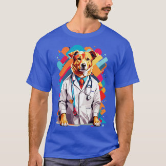T-shirt Chien médecin