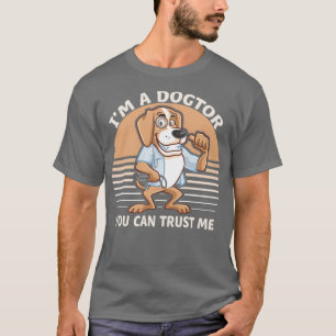 T-shirt Chien médecin sauveteur animal drôle vétérinaire