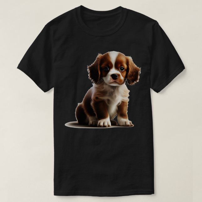 T-shirt chien mignon (Design devant)