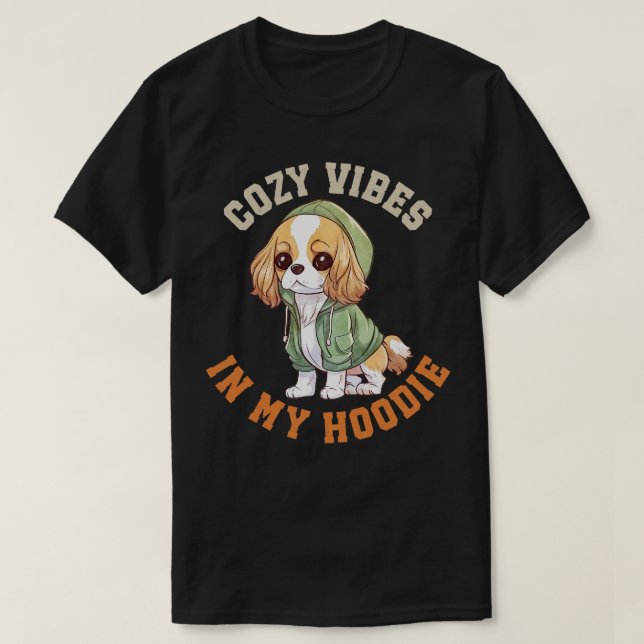 T-shirt Chien mignon Cavalier (Design devant)
