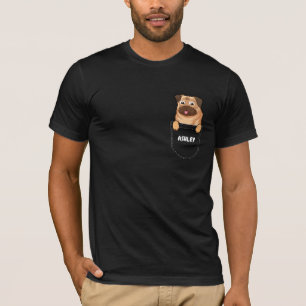 T-shirt Chien mignon chiot Pocket Pug