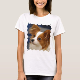 T-shirt Chien mignon de Papillon