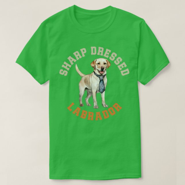 T-shirt Chien mignon du Labrador (Design devant)