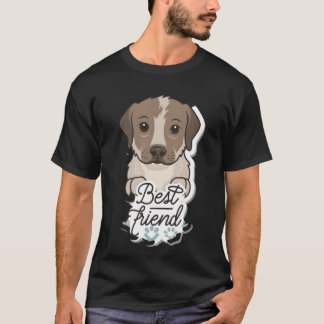 T-shirt chien mignon et cadeau My Best Friend