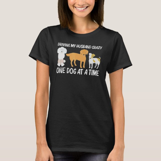T-shirt Chien mignon pour femmes maman chiot animal animal (Devant)