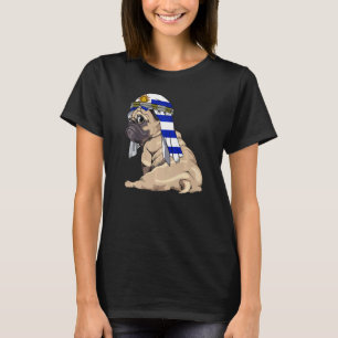 T-shirt Chien Mignon Pug Rétro Fierté Drapeau Uruguay