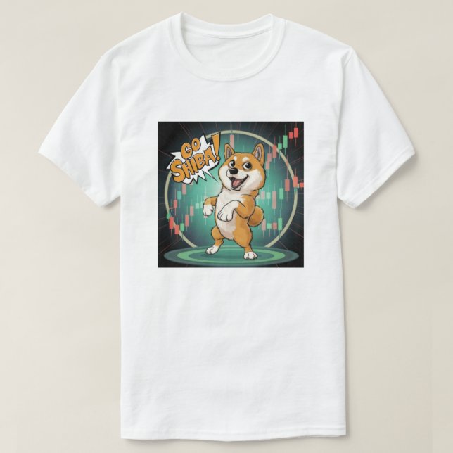 T-shirt Chien mignon Shiba Inu (Design devant)