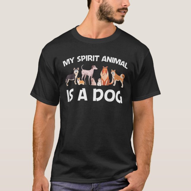 T-shirt Chien Mignonne Drôle Pour Chiens De Chien De Chien (Devant)
