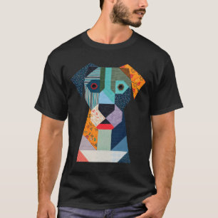T-shirt Chien Motif De Quilt Pour Coudre De Quilter Lover