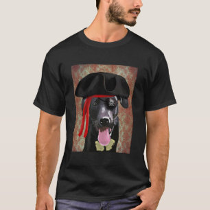 T-shirt Chien noir de pirate de Labrador