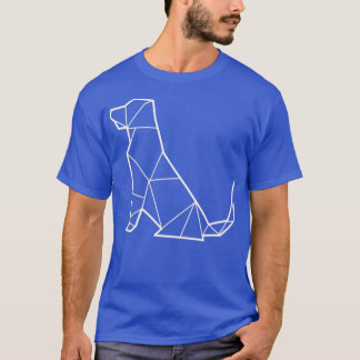 T-shirt Chien Origami Chien Parent Cadeau