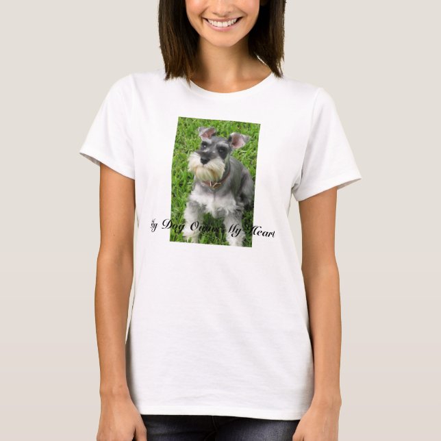 T-shirt Chien Owns Heart Top (Devant)
