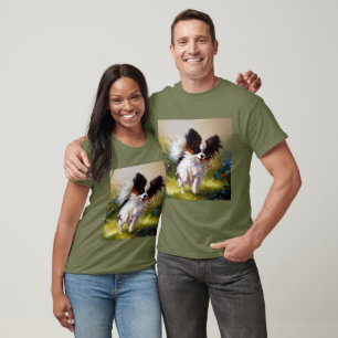 T-shirt Chien papillon