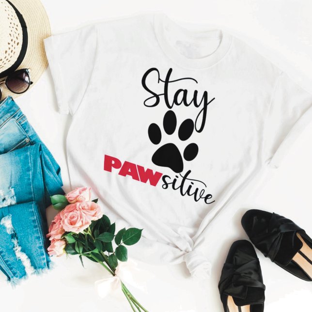 T-shirt Chien Paw Motivation Pun (Créateur téléchargé)