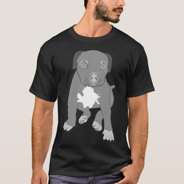 T-shirt Chien Pitbull Pit Pit Bull Puppies (Devant)