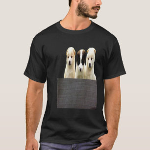 T-shirt Chien Pocket Mignon Chiot Pug Adorable Chiens Pup