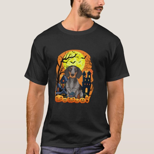 T-shirt Chien pointer allemand à pois court avec Hallo Cit (Devant)