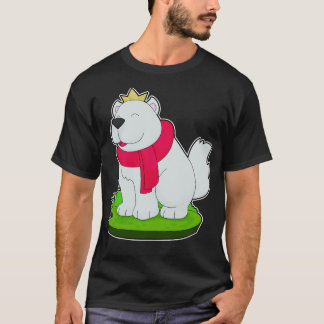 T-shirt Chien Prince Crown