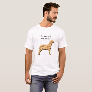 T-shirt Chien professionnel Walker Animaux de compagnie Si