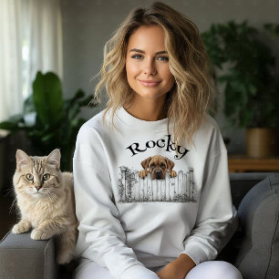T-shirt Chien qui regarde Personnalisable