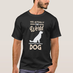 T-shirt Chien Retriever doré Labrador